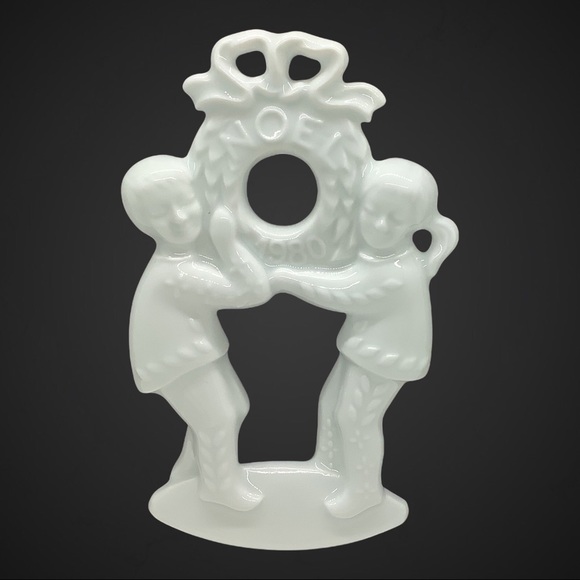 Vintage White Porcelain Haviland Made In France Christmas Ornament - Picture 1 of 10